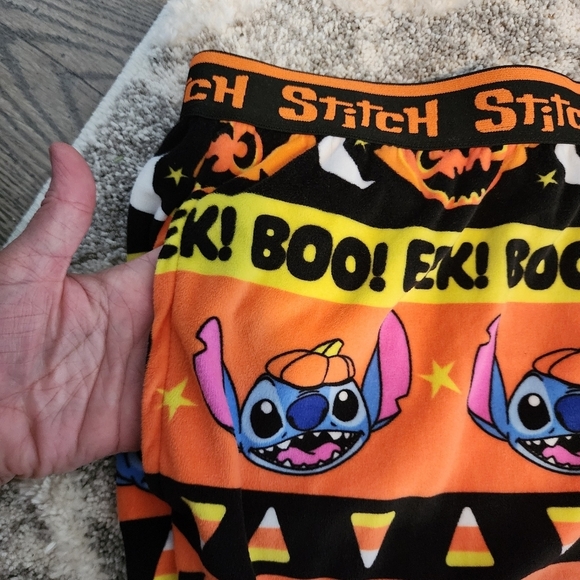 Disney Stitch Halloween Soft Pajama Pants Sleepwear Lounge Women's Large L EUC - Picture 6 of 9